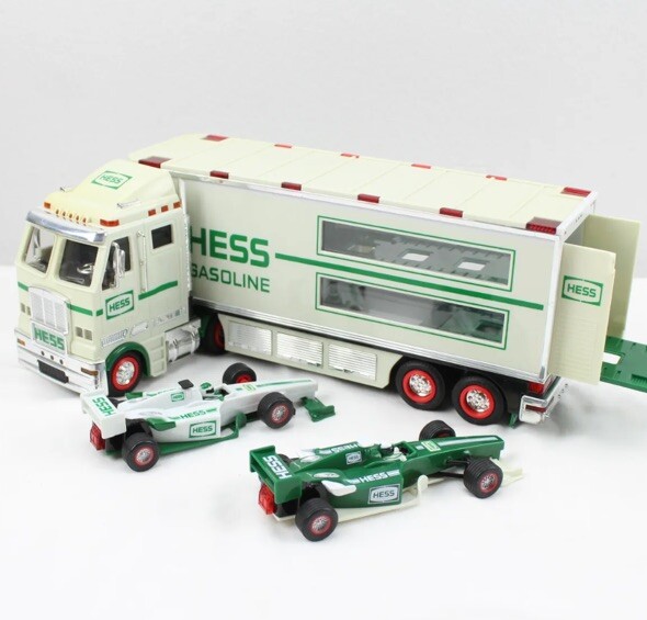 HESS TOY TRUCK AND RACE CARS 2003