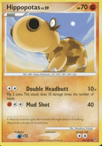 Hippopotas 61/147 Supreme Victors Uncommon Near Mint NM Pokemon DNA GAMES