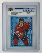 2023-24 Upper Deck Series 2 Connor Bedard Population Count 50 Card
