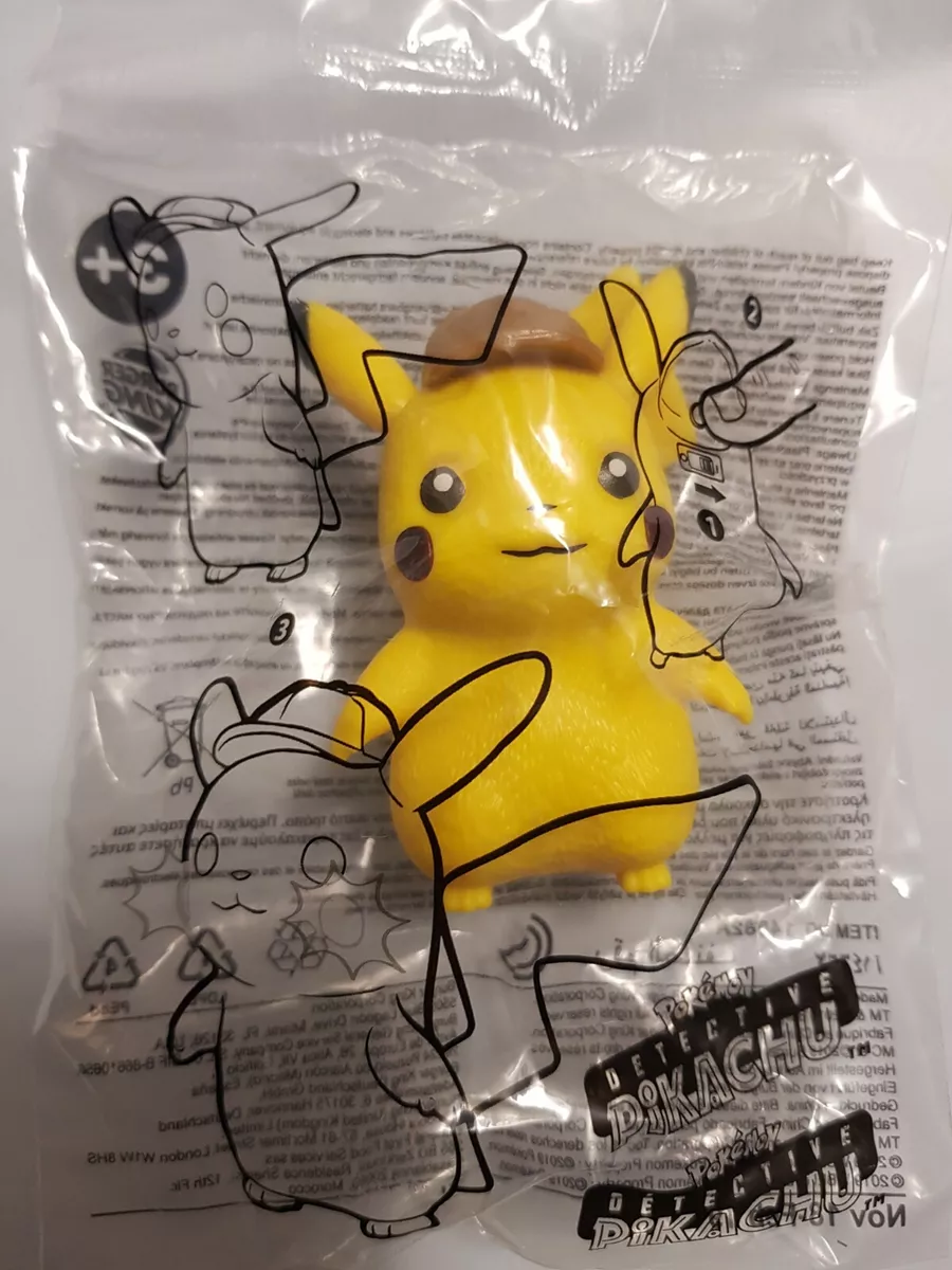 2019 BK BURGER KING POKEMON DETECTIVE PIKACHU TOYS ALL 6 IN STOCK