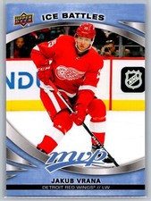Jakub Vrana 2023-24 Upper Deck MVP Ice Battles HOCKEY #156 Detroit Red Wings SP