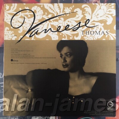 Vaneese Thomas LET'S TALK IT OVER 1987 Geffen USA Gold Vinyl Promo 12'' MINT