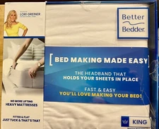 Better Bedder King Size Bed Making Headband backed by- Lori Greiner Shark Tank