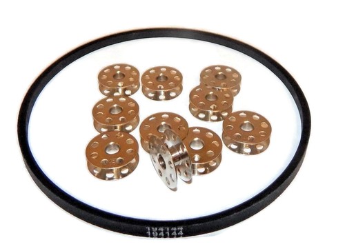 SewNote 10 Bobine Di Peso Piuma Per Macchine Da Cucire Singer 221, 222, 301