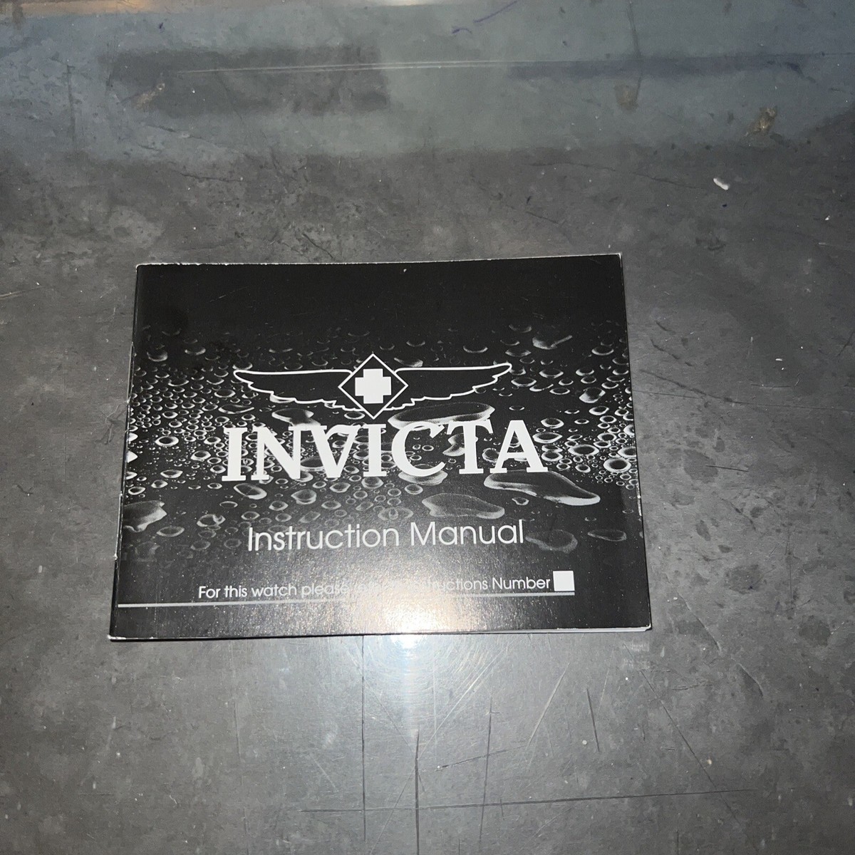 INVICTA WATCH INSTRUCTION MANUAL - Main Image