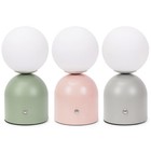Rechargeable LED Touch Table Lamp Opal Globe Lampshade Portable Cordless Light