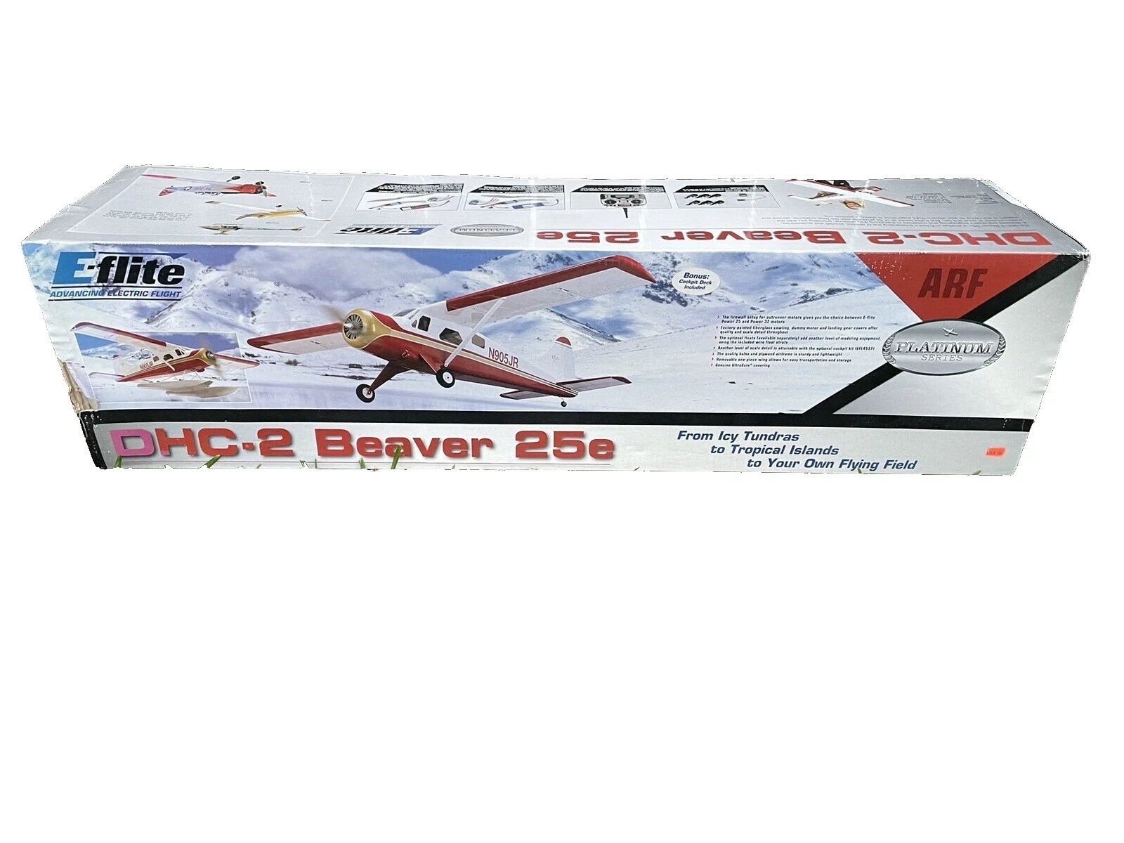 White Electric 1:5 Scale RC Airplane Models & Kits