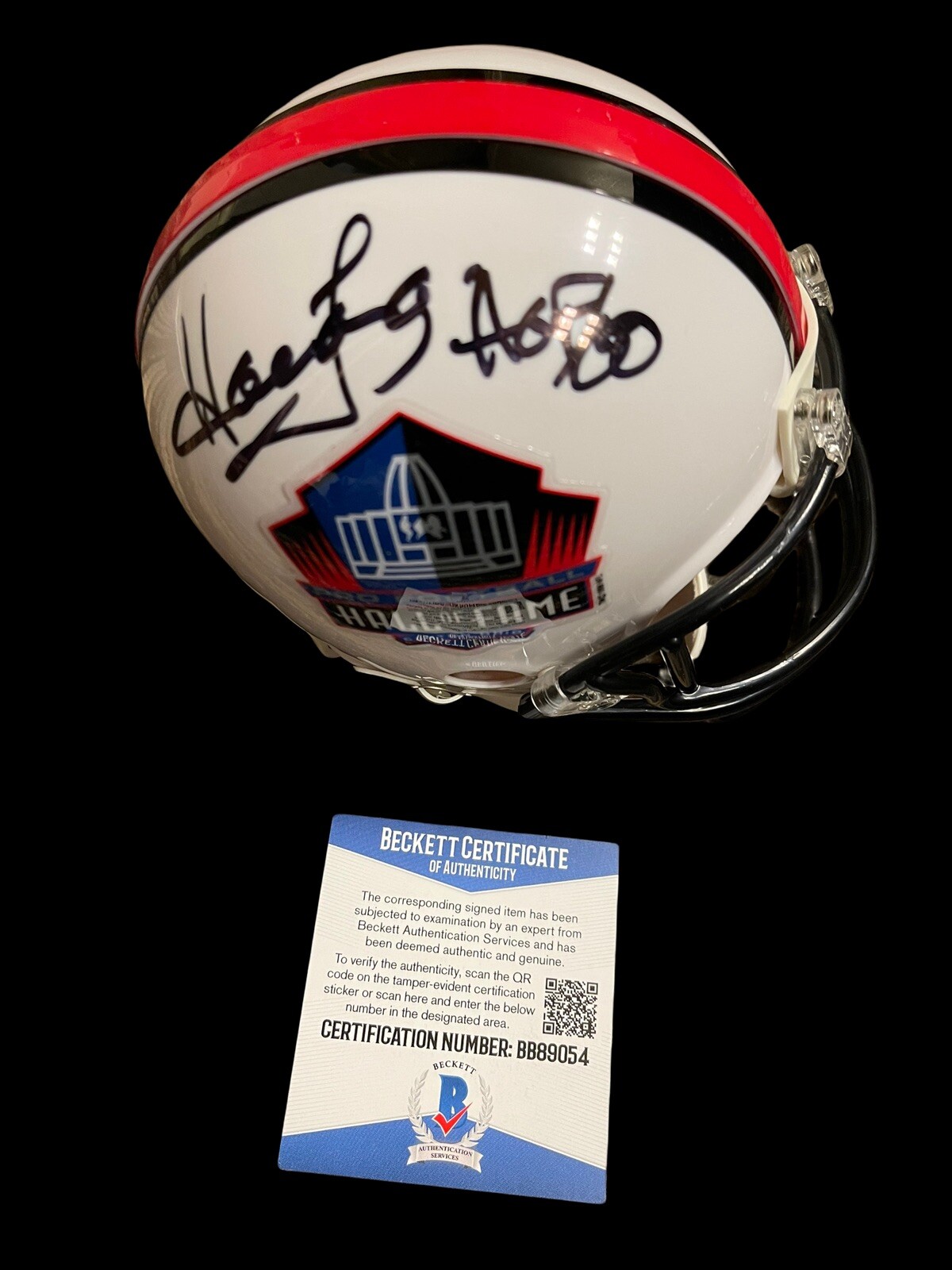 Howie Long Autographed Signed Oakland Raiders Hall Of Fame Mini Helmet BAS RARE LINEBACKER 