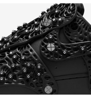 Size 10.5 - Swarovski x Nike Air Force 1 LXX Black W for sale