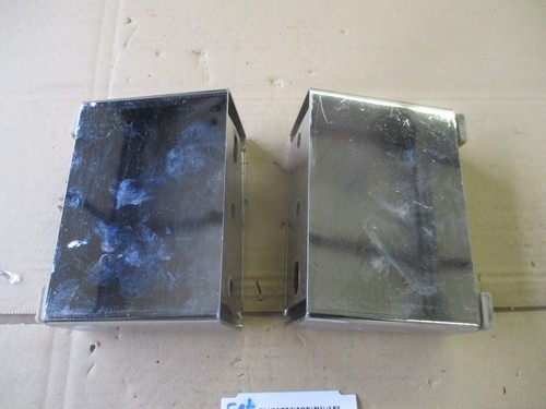 Opel Oldtimer Youngtimer Kapitän Blitz Chrom Halter Haltebock Stoßstange SET - Bild 3 von 7
