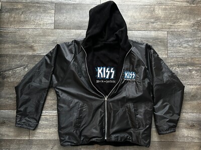 KISS バンドジャージージャケット Kiss, Hand Painted, Patched Rock Mens Jacket Size L | eBay