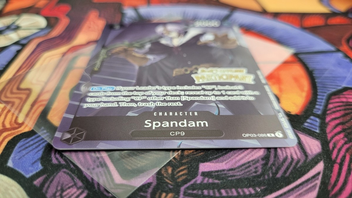 Spandam Offline Regional 2023 Participant OP03-086 One Piece Card