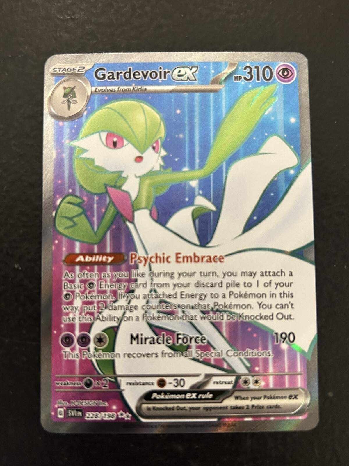 Gardevoir EX - Scarlet & Violet - SVIen Pokémon card 228/198