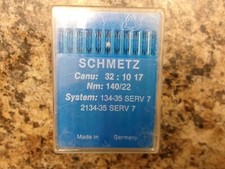 50 SIZE 140/22 SCHMETZ 134-135 SERV 7 INDUSTRIAL SEWING MACHINE NEEDLES A4