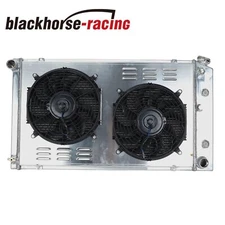 161 3 Row Radiator Shroud Fan For 73-86 Chevy GMC C/K C10 C20 C30/ 71-90 Caprice