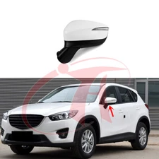 🔥 8-Pins White Front Left Rearview Mirror Assembly For Mazda CX-5 CX5 2.0L 2016