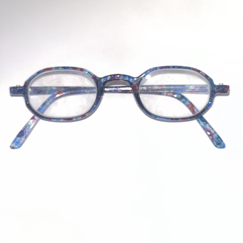 sammann 8423 readers +2.50 / 16 Paisley Blue Pink Purple Glasses Peepers