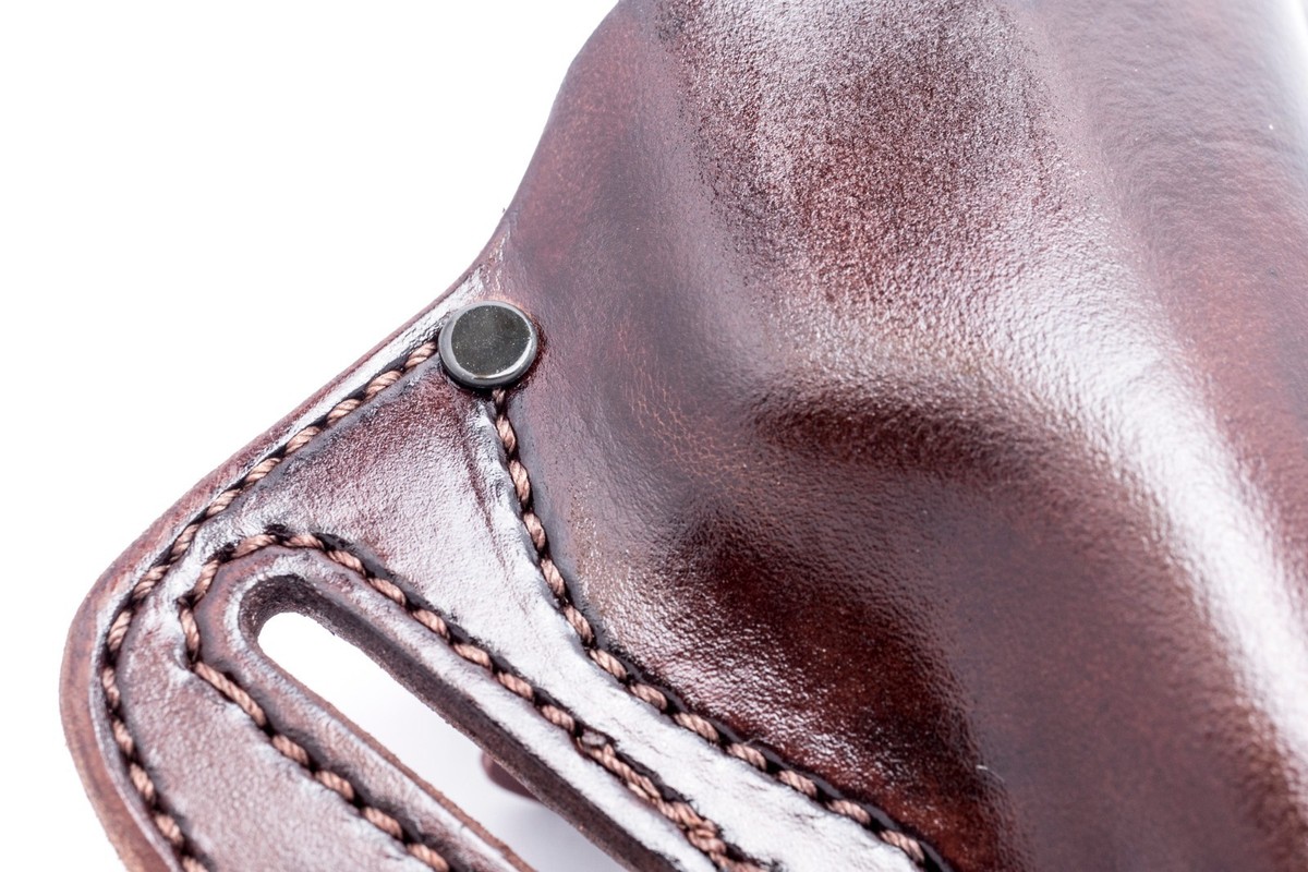 Premium Leather OWB Pancake Holster For Beretta PX4 Compact - Right Hand Draw Brown Holster #1525