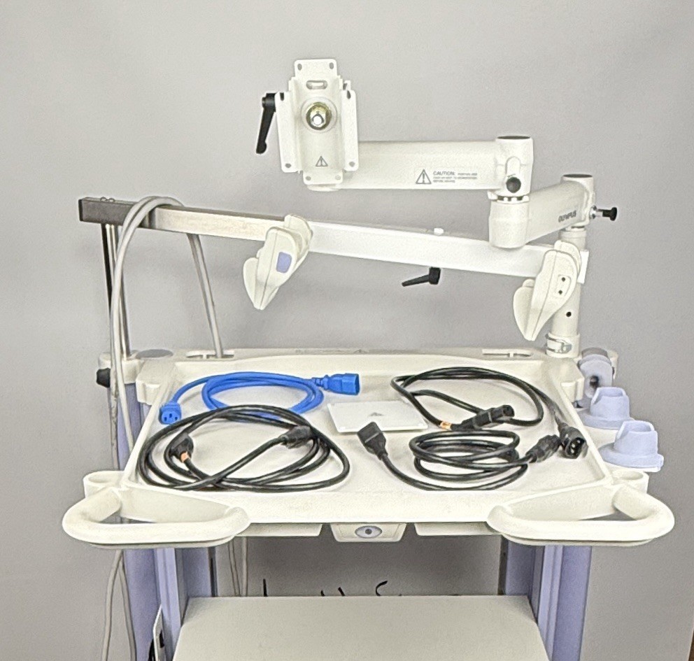 Olympus WM-WP1/MAJ-174 Endoscopy Cart/Power Supply W/Scope Holders