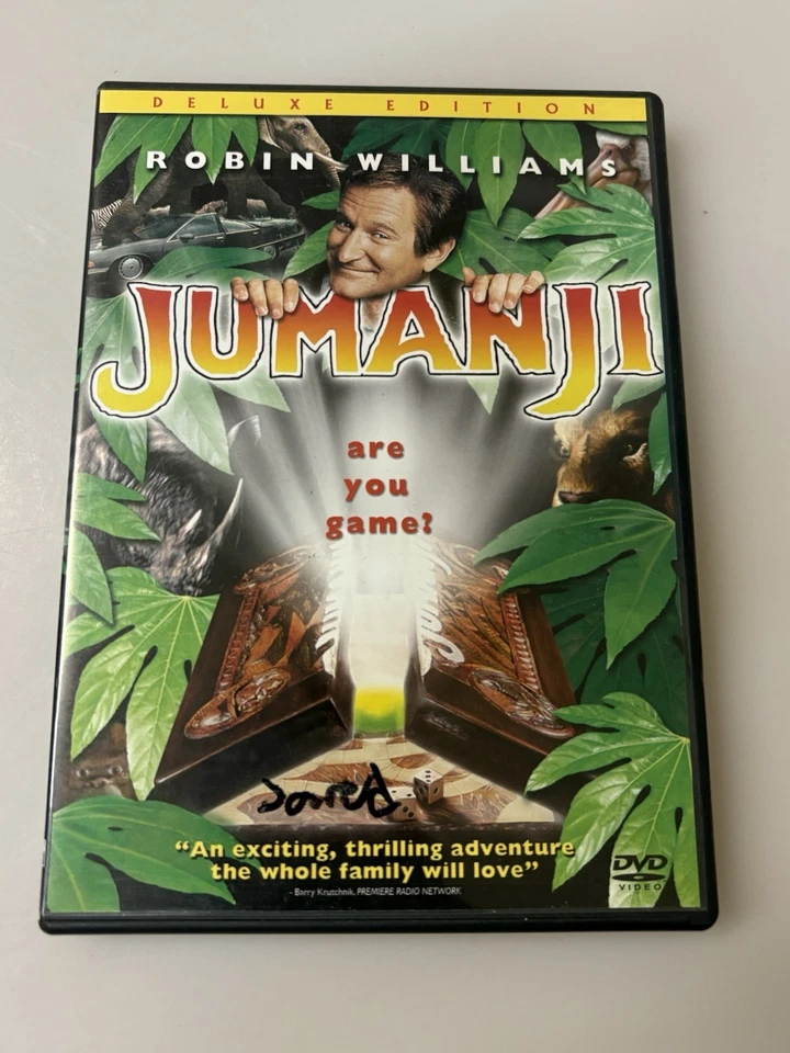 Jumanji DELUXE EDITION DVD 2 DISC SET-  VG PLUS CONDITION (2005) Foto 3 de 4
