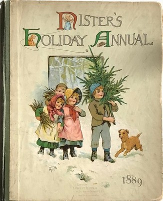 NISTER'S HOLIDAY ANNUAL 1889 Louis Wain L E Meade Mrs Oscar Wilde Rare Hardback