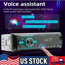 D3106 BT Car Stereo Audio In-Dash FM Aux Input Receiver USB MP3 Radio Player SD