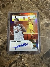 2023-24 Panini Hoops Hot Signatures Rookie Toumani Camara RC Auto Blazers 