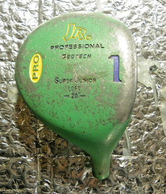 USED  Golf Head Only Green JR. Professional GeoTech Super Junior Loft 20 1
