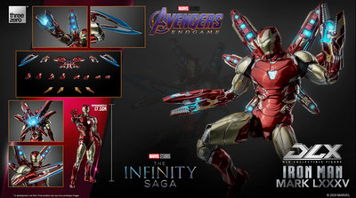 Iron Man Mark 85 Threezero DLX Actionfigur im Maßstab 1:12 Die-Cast
