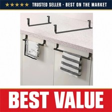 Over Door Towel Rack Stainless Steel Hanging Towel Bar for Bathroom Kitchen