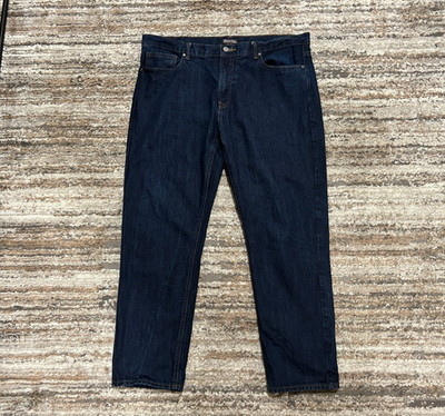 MICHAEL KORS TAILORED FIT MEN'S FIVE POCKET DARK WASHED JEANS SIZE 38/30