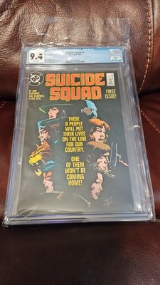 SUICIDE SQUAD 1 CGC 9.4 WHITE PAGES DC COMICS 1987
