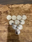 Silver Eagle Walking Liberty Design 1/10th .999 Silver Bullion Coin Lot Of 10
