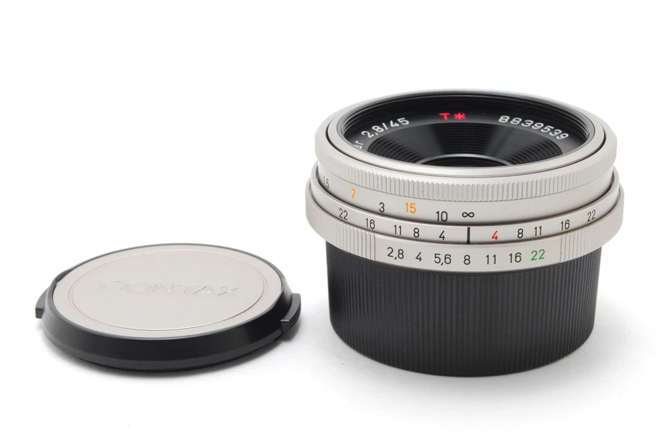 [Top MINT] Contax Carl Zeiss Tessar T* 45mm F2.8 MMJ 100 Jahre From JAPAN #24033 - Image 2 of 4