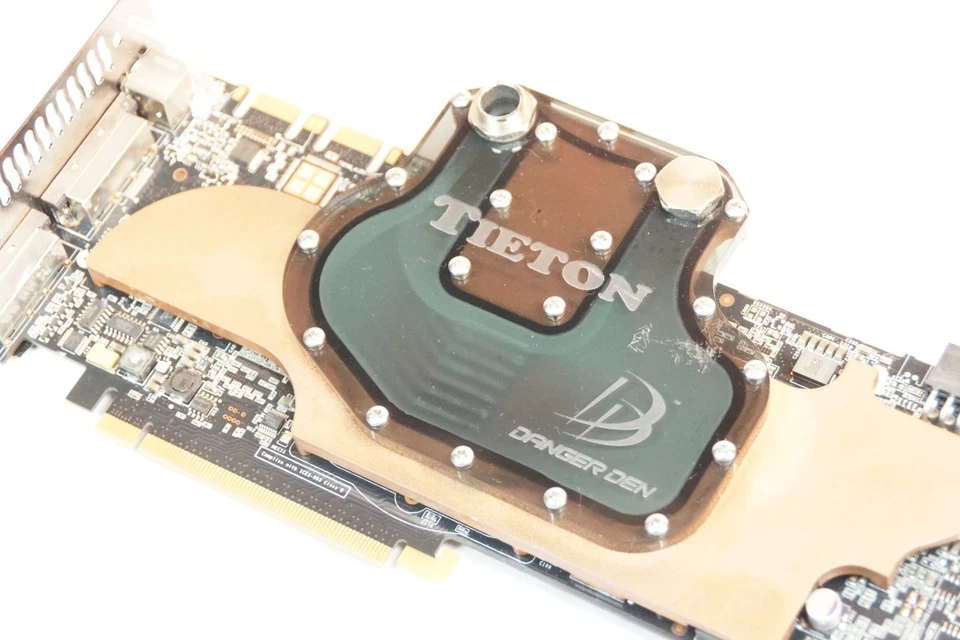 Rare Liquid Cooled Tieton nVidia GeForce GTX280 1gb Video Graphic Card Gaming PC - Image 2 of 4