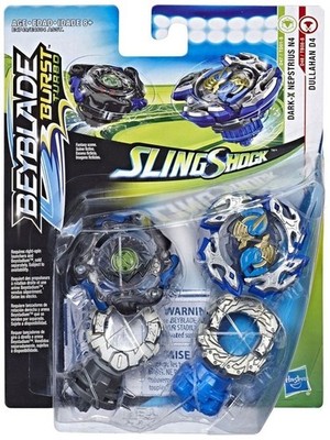 Beyblade Burst Slingshock Dullahan D4 & Nepstrius N4 Dual Pack