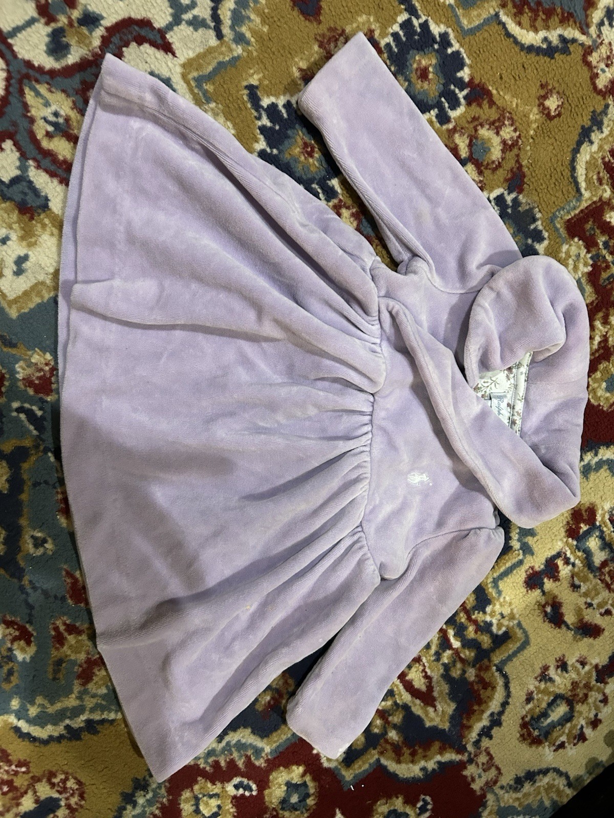 Vestido Polo Ralph Lauren Terciopelo Bebé
