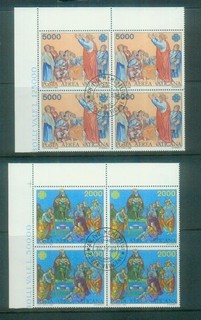 Kompletter Satz Briefmarken aus dem Vatikan Mi 842 843 von 1982 gestempelt