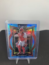 2025 Panini Select Ivan Rodriguez Concourse #48 Light Blue Prizm /199 Rangers