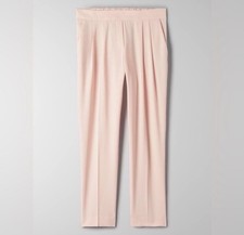 NWT BABATON ARITZIA Cohen Pant  Size 4  Pink Cropped Ponte  Skinny Fit