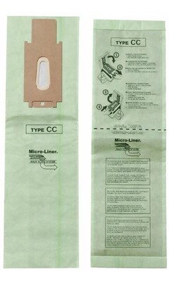 For Oreck XL Upright Vacuum Bags Type CC, CCPK8DW Green Double Wall FILTRATION  