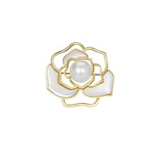 Pearl Flower Brooch,elegant rose flower brooch pin,Brooches and Pins for Wome...