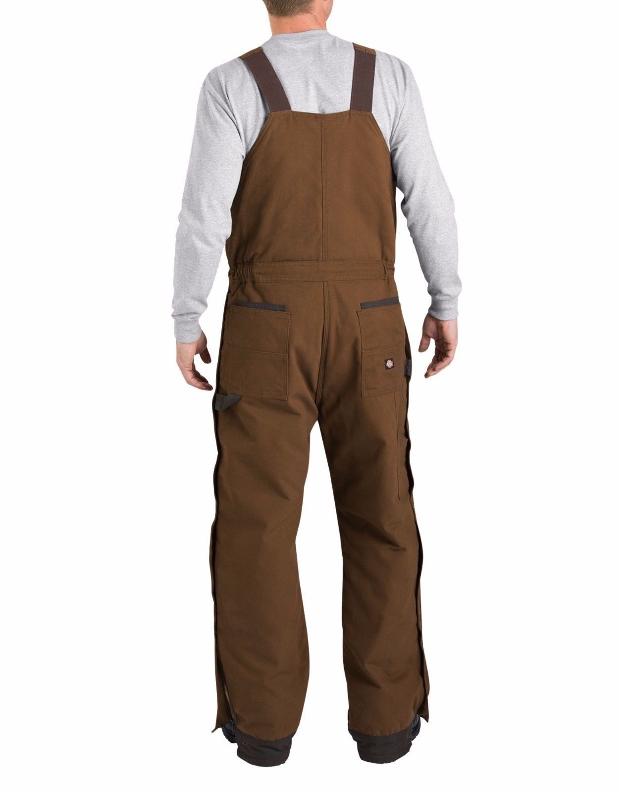 Dickies mens premium extra heavyweight duck canvas winter work bib overall M-4XL image 2