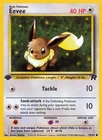 Eevee - 55/82 - Pokemon Team Rocket 1st Edition Card NM