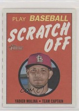 2019 Topps Heritage 1970 Topps Scratch Off Yadier Molina #7 4z8