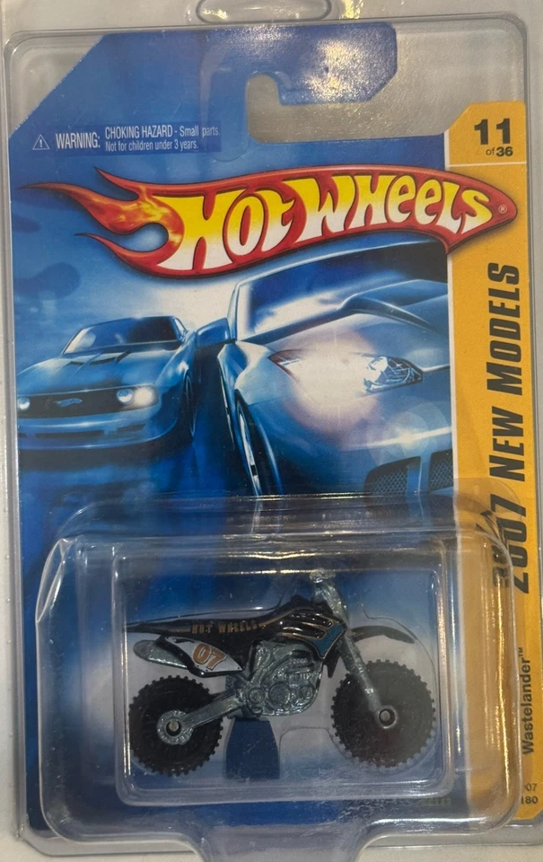 Muy Raro Factor Error Radios Negros Hot Wheels 2007 Nuevos Modelos 11/36 WASTELANDER Foto 2 de 4