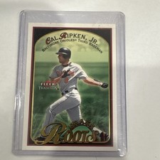 2001 Fleer Tradition Grass Roots #9 Cal Ripken, Jr. - Baltimore Orioles