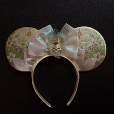 Disney Princess Tiana Themed Minnie Mouse Ears Headband