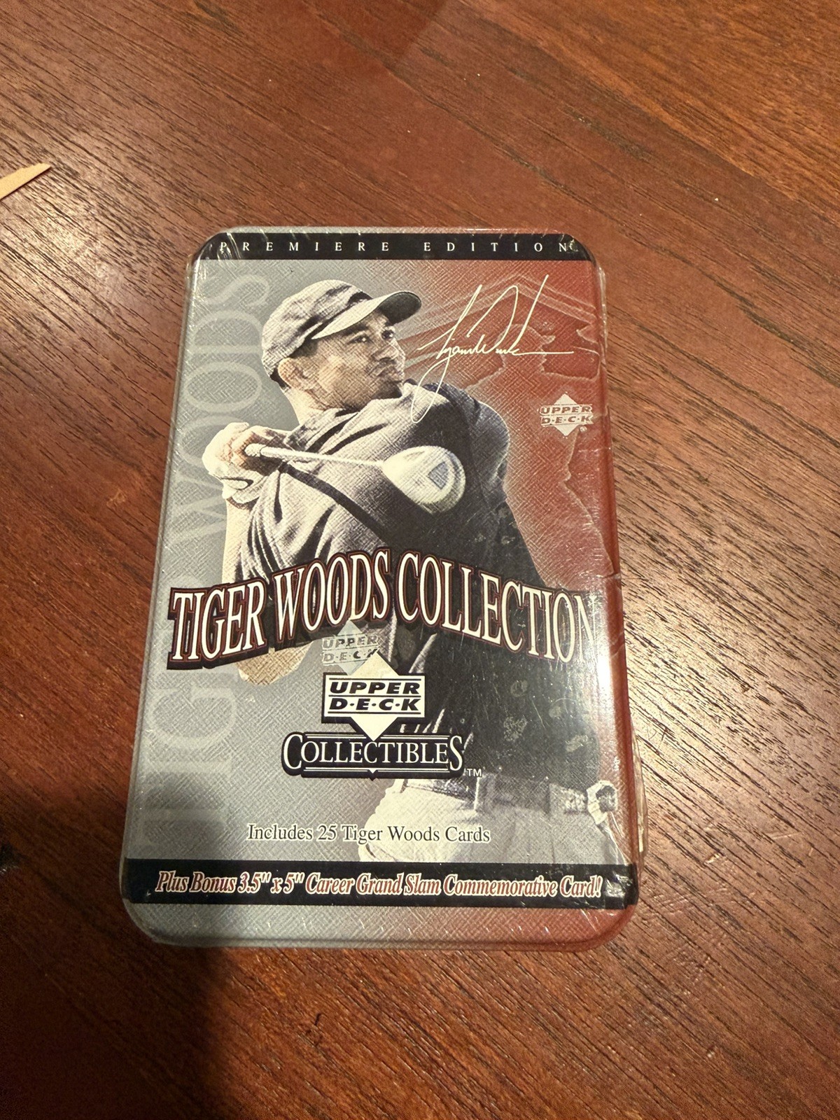 Tiger Woods Collection, Upper Deck Premier Edition, 26 Cards in Sealed Tin Case