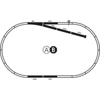 Piko 55311 A-Gleis Mit Bettung Gleis Set B H0 + Neu